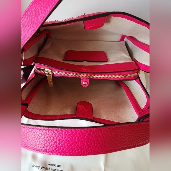 ✨️NWT✨️Kate Spade Limited Edition, 2Way Raffia Tweed Satchel, Triple Compartment - Picture 3 of 14